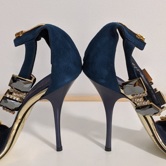 ✨Gianmarco Lorenzo✨ Stunning ❤️ Swarovski Heels - Picture 3 of 13